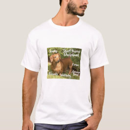 Lief Kortharig Dachshond Hond Kenmerken T-Shirt