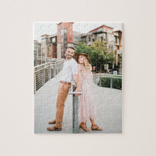 Lief leuk koppel 8x10 foto legpuzzel (Verticaal)