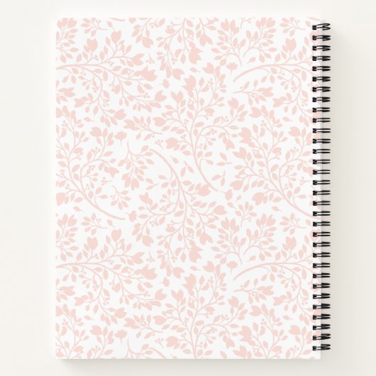 Lief lieve illustratie/naam gepersonaliseerde Jour Notitieboek (Achterkant)