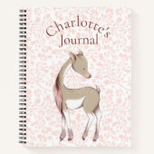 Lief lieve illustratie/naam gepersonaliseerde Jour Notitieboek (Voorkant)