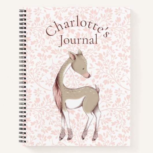 Lief lieve illustratie/naam gepersonaliseerde Jour Notitieboek (Voorkant)