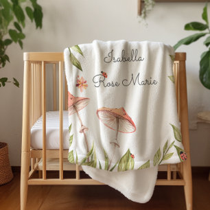 Lief Lieve Lieveheersbeestje   Monogram Sherpa Dek Deken