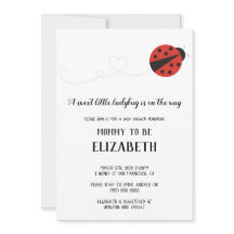 Lief lieveheersbeestje baby shower