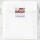 Lief Lila Band Baby Dank u Stickers (Tas)