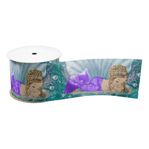 Lief lint voor blond zeemeermin-babyfeestje