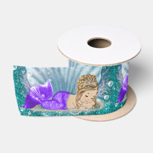 Lief lint voor blond zeemeermin babyshowerfeestje