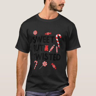 Lief maar verdraaid grappig kerst pepermunt Snoep T-shirt