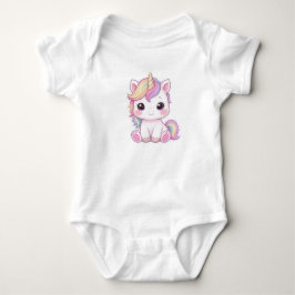 Lief Magisch Eenhoorn Sticker Illustratie Romper