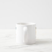 Lief Magneet Kuiken Grappig Pasen Espresso Kop (Achterkant)