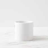 Lief Magneet Kuiken Grappig Pasen Espresso Kop (Voorkant)