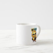 Lief Magneet Kuiken Grappig Pasen Espresso Kop (Voorkant rechts)
