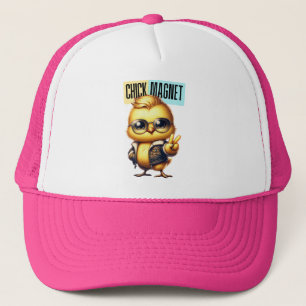 Lief Magneet Kuiken Grappig Pasen Trucker Pet