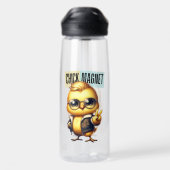 Lief Magneet Kuiken Grappig Pasen Waterfles (Achterkant)