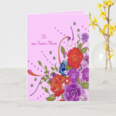 Lief Mam - Moederdag Kaart (Gele Bloem)
