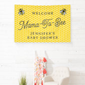 Lief Mama-to-Bee Baby shower Welkom Spandoek (Insitu)