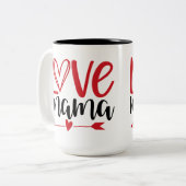 Lief Mama  Tweekleurige Koffiemok (Voorkant links)