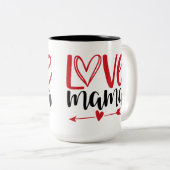 Lief Mama  Tweekleurige Koffiemok (Voorkant rechts)