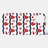 Lief maritiem patroon Case-Mate iPhone case (Achterkant (horizontaal))