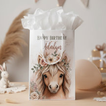 Lief Meisje Boho Paard Verjaardag