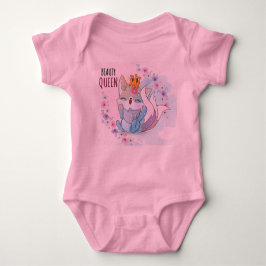 Lief Meisje Cartoon Baby Bodysuit