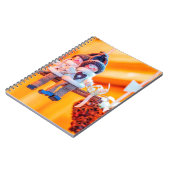 Lief meisje en jongen met kaneel notitieboek (Linkerzijde)