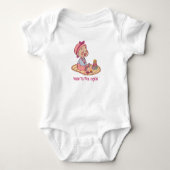 Lief meisje Illustratie Romper (Voorkant)