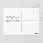 Lief meisje met teddybeer briefkaart (Achterkant)