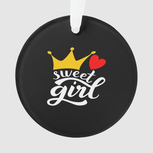 lief meisje ornament (voorkant)