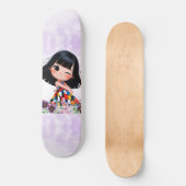 lief meisje Skateboard (Voorkant)