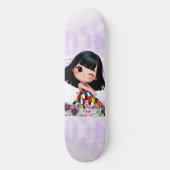 lief meisje Skateboard (Voorkant)