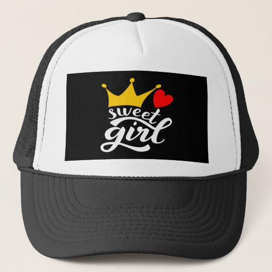 lief meisje trucker pet (Voorkant)