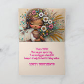 LIEF MEISJE VERJAARDAG KAART (Binnen)