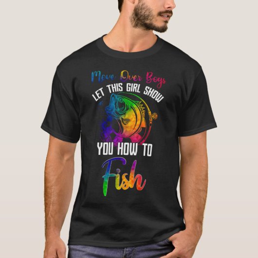 Lief meisje vist t-shirt (Voorkant)