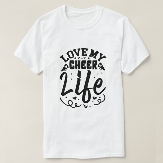 Lief Mijn Cheerleven T-shirt (Design voorkant)