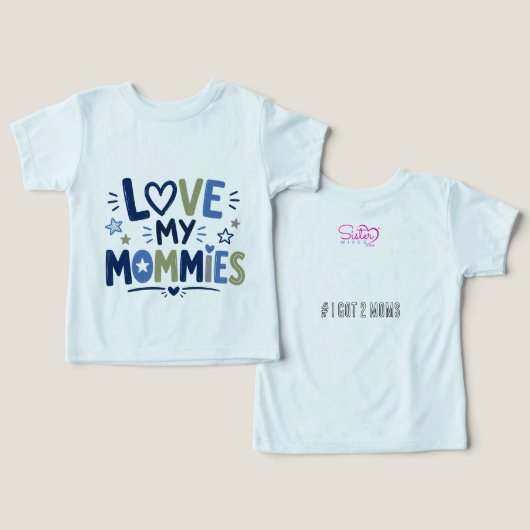 Lief Mijn Mommies Peuter Jongen (Ontwerp Voorkant & Achterkant)
