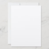 Lief Minimalistisch Zakelijk Eenvoudig Modern Bloe Save The Date (Achterkant)