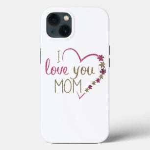 Lief Moeder Moederdag Hart iPhone 13 Hoesje