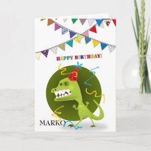 Lief monster, lieve verjaardag kaart