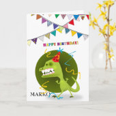 Lief monster, lieve verjaardag kaart (Gele Bloem)