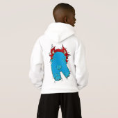 Lief monster tekenfilmfiguur (Achterkant volledig)