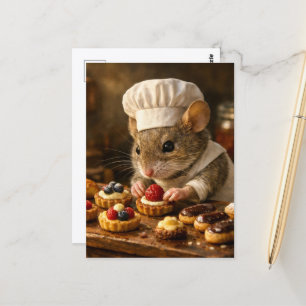 Lief Muis Gebak Chef Briefkaart