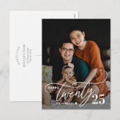 Lief Nieuwjaarsfoto op ansichtkaart Feestdagenkaart (Voorkant / Achterkant)