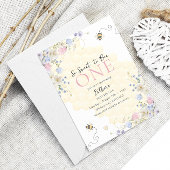 Lief om één honing meisjes eerste verjaardag te zi kaart