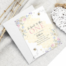 Lief om één honing meisjes eerste verjaardag te zi