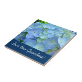 Lief Oma! Kerstcadeaus Tegeltje kunst Bloem (Zijkant)
