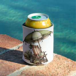 LIEF ONGEWOON ZOMER STRAND SCÈNE BLIKJESKOELER