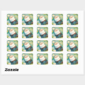 Lief Otter Sticker met Waterlelies (Vel)