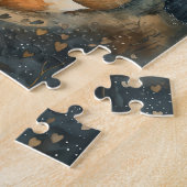 Lief paar rode vossen legpuzzel (Zijkant)