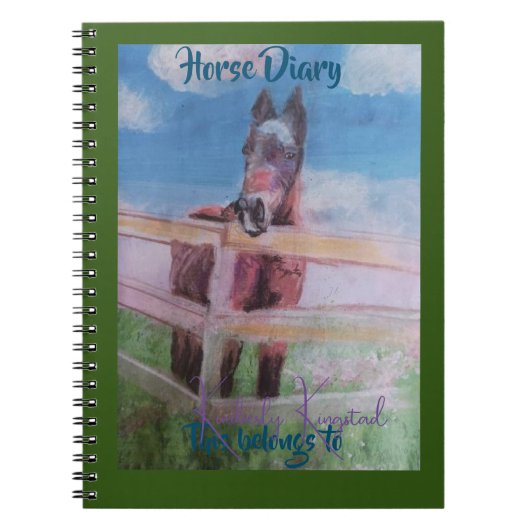 lief paardendagboek notitieboek (Voorkant)