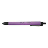 Lief paars charme zwarte inkt pen (Bodem)